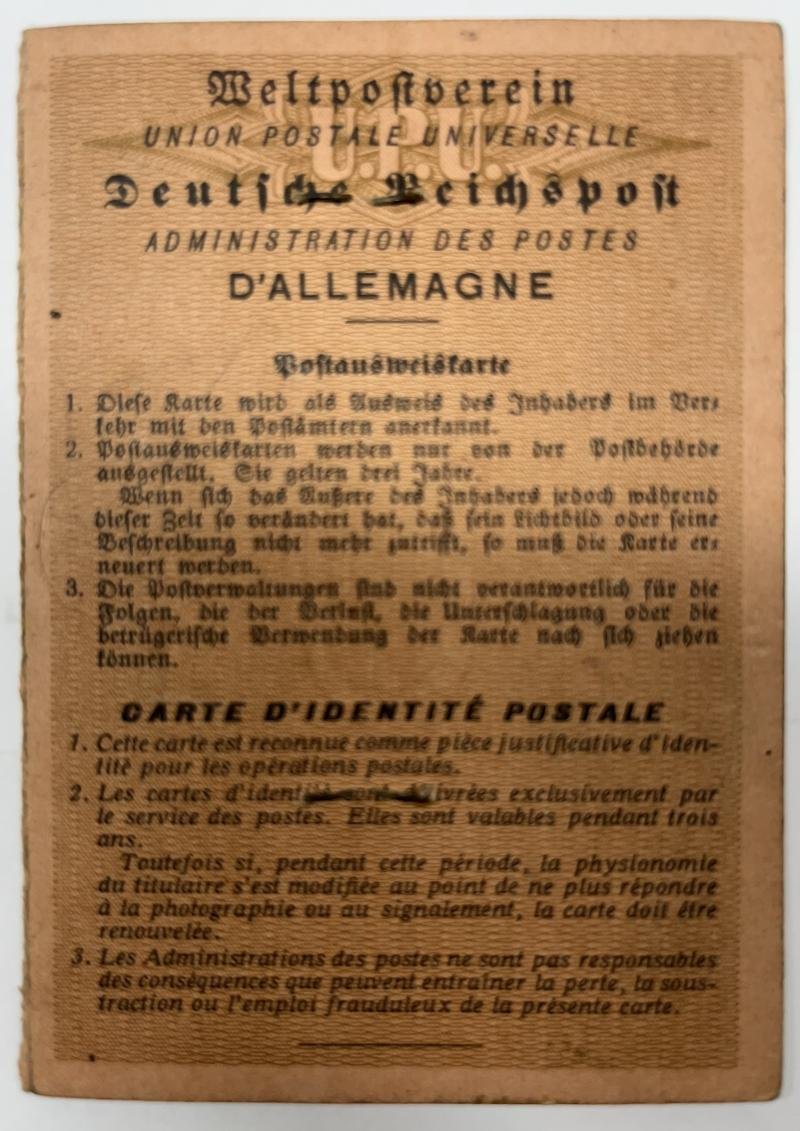 'Förderer-Ausweis' I.D. - NSFK - Gockeln