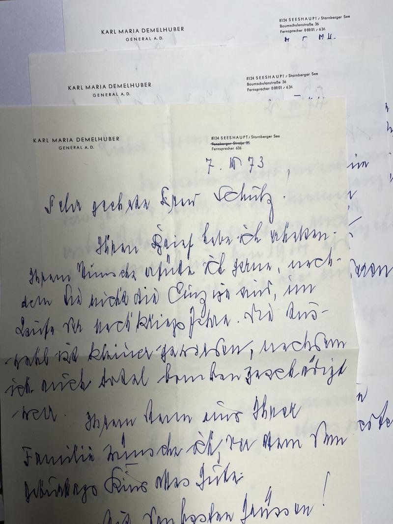 Letters - Demelhuber - 1974