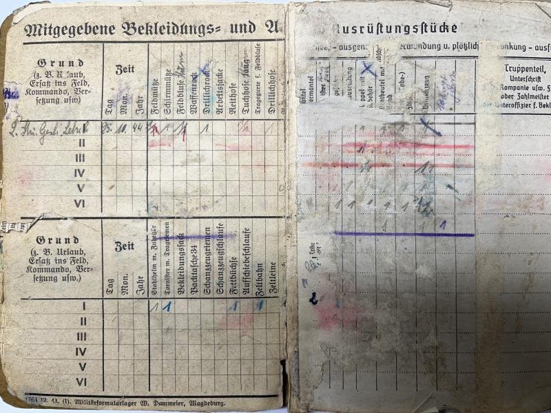 Soldbuch / citation /photos - WH (Heer) - Stug.Brig.600 / Stug.Brig.210 - Barthel