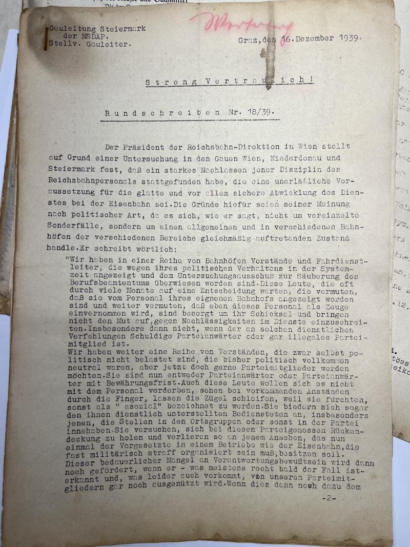 Propaganda - NSDAP - 'Geheim' - Poland - 1939