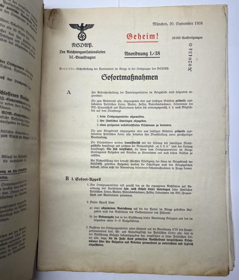 Propaganda - NSDAP - 'Geheim' - Poland - 1939