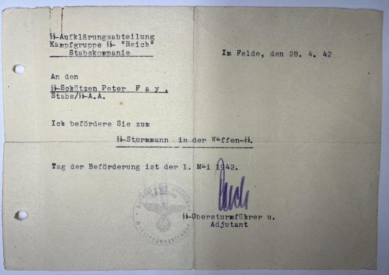 'Waffen-SS' - citation grouping - Fay