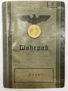 Wehrpass - WH (Heer) - Festungs Stamm Truppe LXXXI - Ehrel