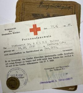 Soldbuch WH (Heer) - Feldlazarett 749 - Melde
