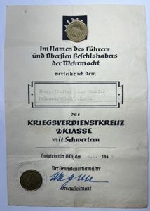 Citation - WH (Heer) - Feldzeugbtl.8 - Wiesler