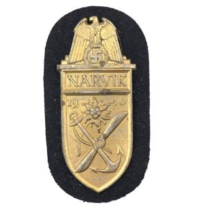 Kriegsmarine 'Narvik' Campaign Shield