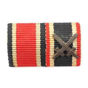 2-Piece Ribbon Bar for the Iron Cross & KVK 2nd Class