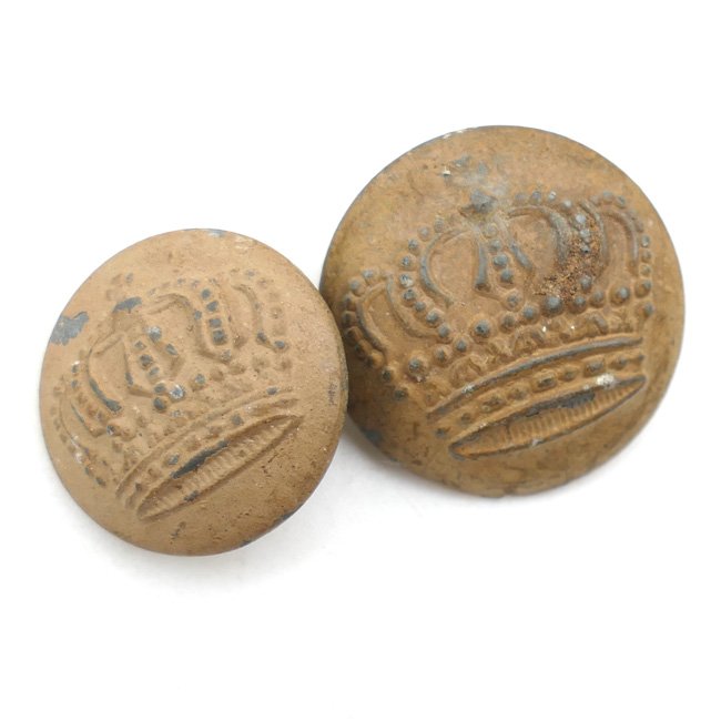 WW1 Prussian Crown Tunic Buttons — image 2