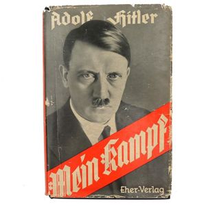 Adolf Hitler's 'Mein Kampf' 1939 with dust-jacket