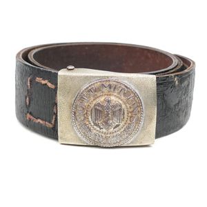 Transitional left facing EM/NCO's Belt and Buckle