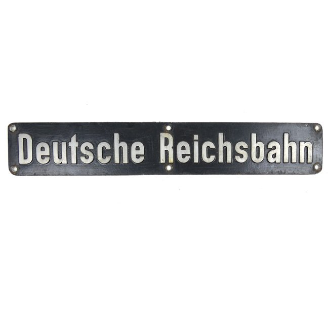 German 'Deutsche Reichsbahn' Wagon Sign