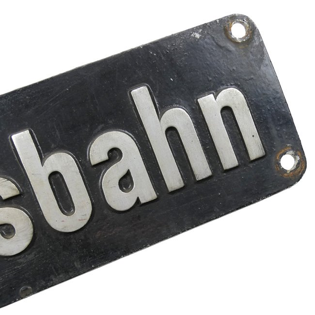 German 'Deutsche Reichsbahn' Wagon Sign — image 4