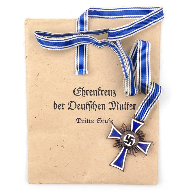 Mothers Cross in Bronze with Pouch