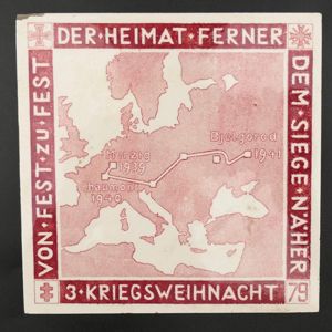 Wehrmacht 79th Infantry Division Ceramic Tile 1941