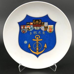 Kriegsmarine '8 Marine-Kraftfahr-Abteilung 8' Porcelain Plate