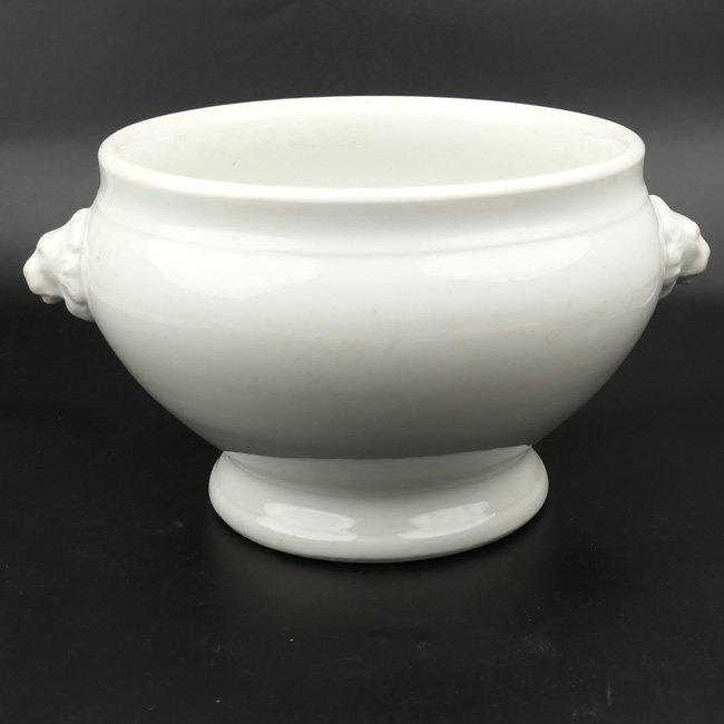 SS Lion Head Porcelain Soup Tureen 1939