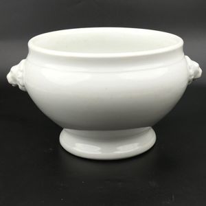 SS Lion Head Porcelain Soup Tureen 1939