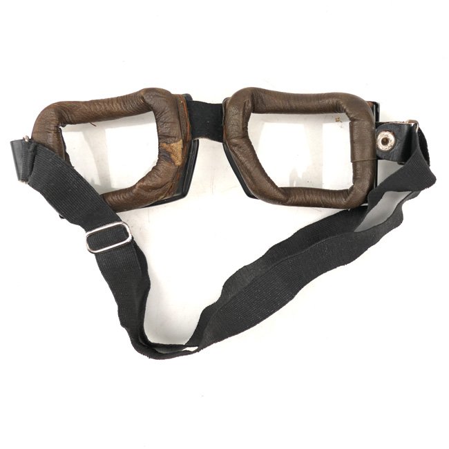 Early Wehrmacht Motorcycle Goggles — image 3