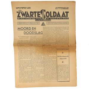 NSB 'De Zwarte Soldaat' Newspaper