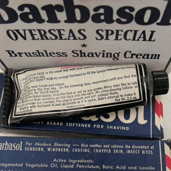 WW2 US Army 'Barbasol' Shaving Cream — image 3