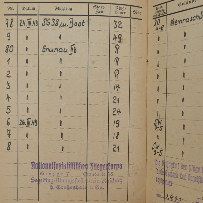 NSFK Flight Log Book — image 8