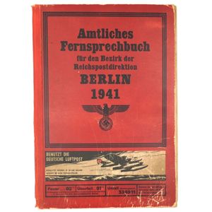 Telephone Book of the City of Berlin 1941