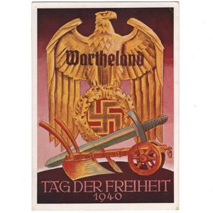 'Tag der Freiheit 1940 Wartheland' Postcard