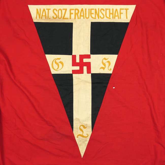 'Nat. Soz. Frauenschaft' Wall Banner 'NSF Herborn'