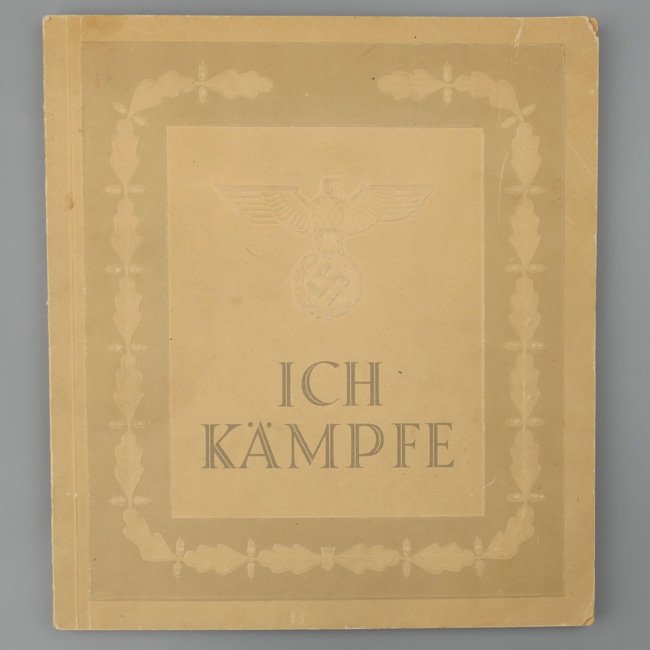 Book: 'Ich Kämpfe' with Gauleiter Paul Giesler's Signature