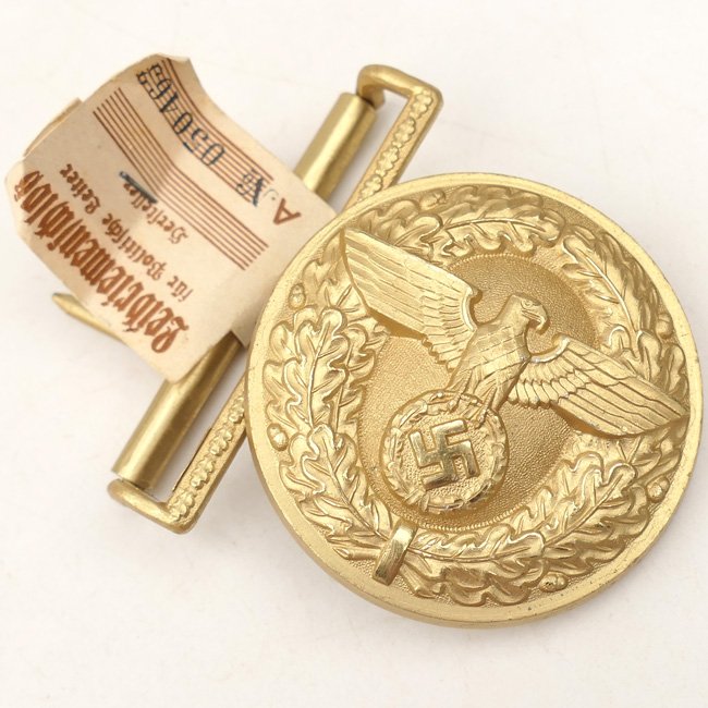 NSDAP Political Leader's Belt Buckle with RZM Tag