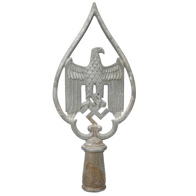 Rare Wehrmacht 'Heer' Standard Pole Top