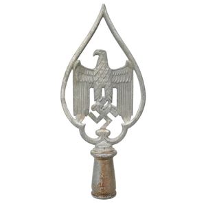 Rare Wehrmacht 'Heer' Standard Pole Top