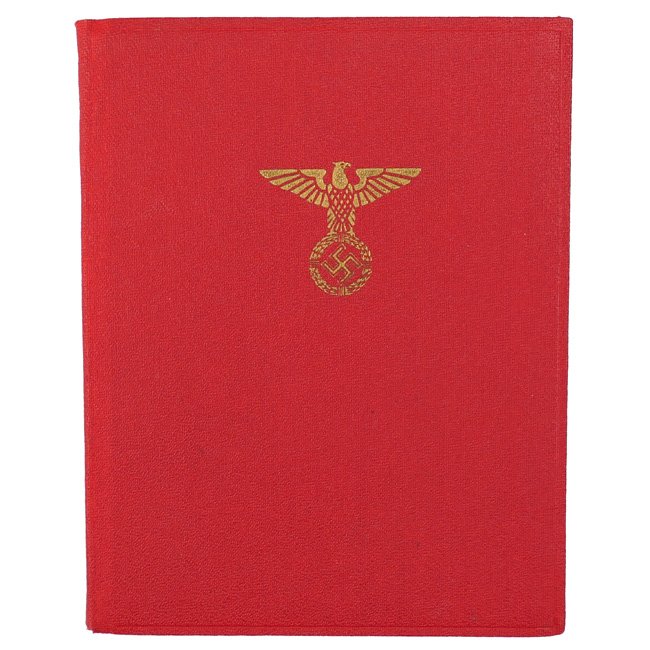 NSDAP Membership Booklet 'Braunes Haus'