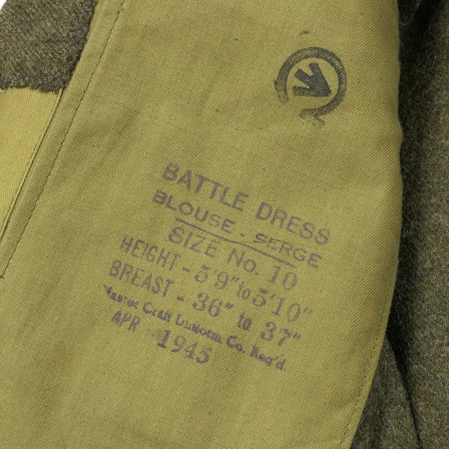 British 21st Army Group Lieutenant's Battle Dress Jacket — image 7