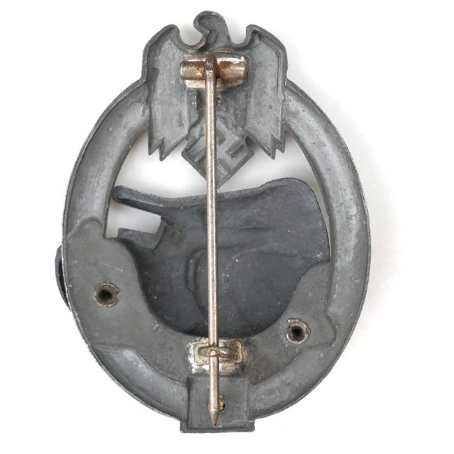 Panzer Assault Badge in Silver 25 'G.B.' — image 5