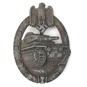 Panzer Assault Badge in Bronze 'Zimmermann'
