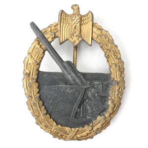 Coastal Artillery War Badge 'Rettenmaier'