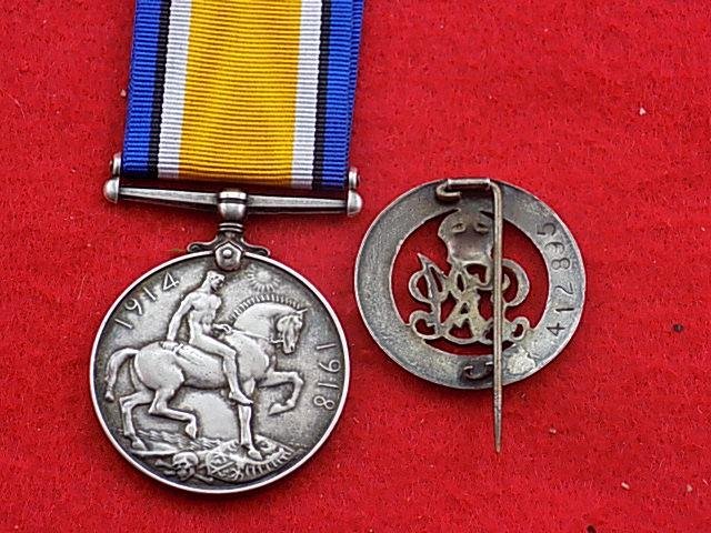 BWM/Services Rendered Badge - Army Service Corps — image 2