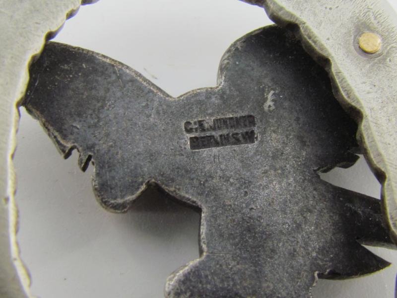 Luftwaffe Observer Badge 'CE Juncker' — image 10