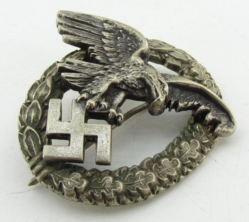 Luftwaffe Observer Badge 'CE Juncker' — image 12