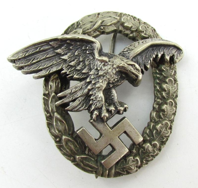 Luftwaffe Observer Badge 'CE Juncker' — image 2