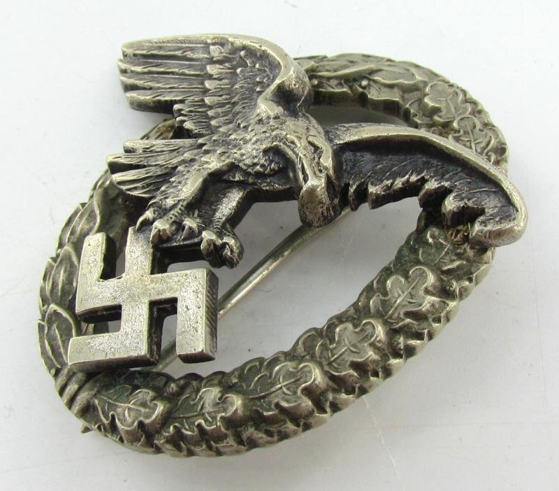 Luftwaffe Observer Badge 'CE Juncker' — image 3