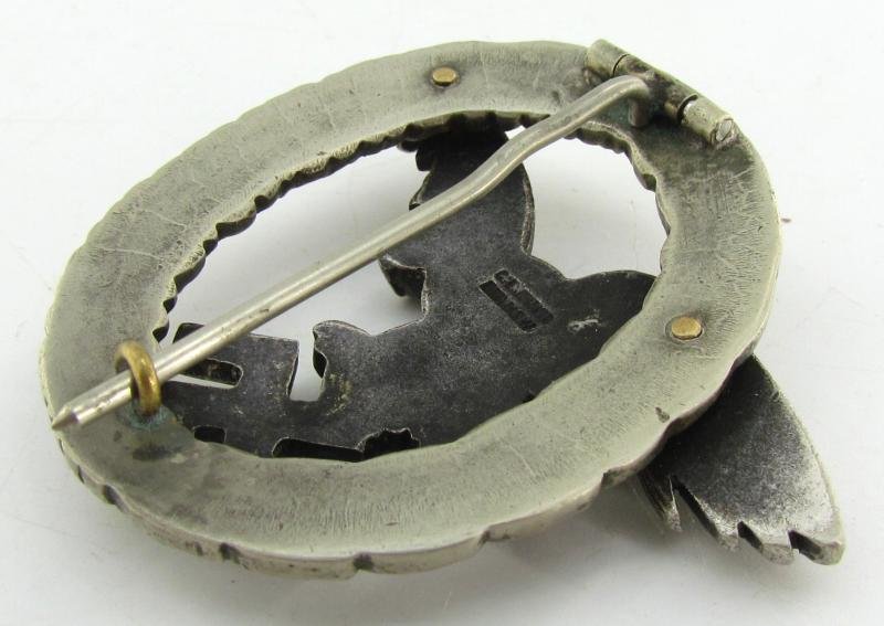Luftwaffe Observer Badge 'CE Juncker' — image 6