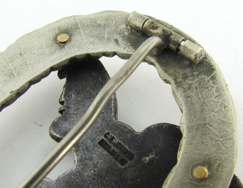 Luftwaffe Observer Badge 'CE Juncker' — image 7