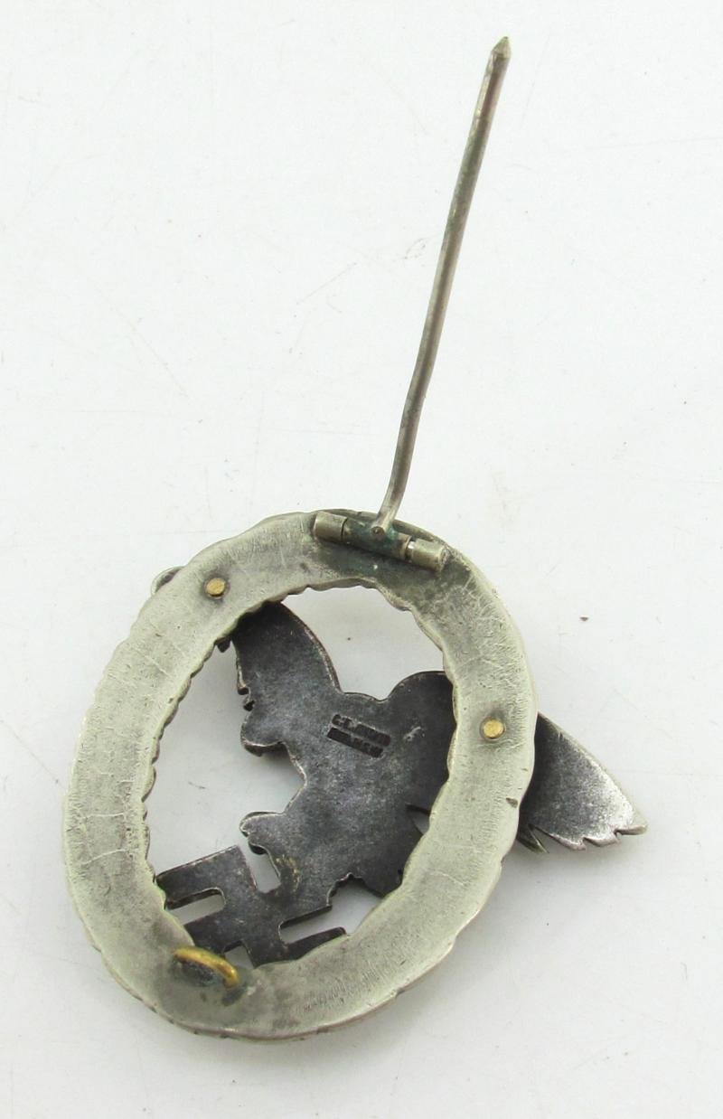 Luftwaffe Observer Badge 'CE Juncker' — image 8