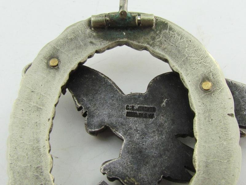 Luftwaffe Observer Badge 'CE Juncker' — image 9