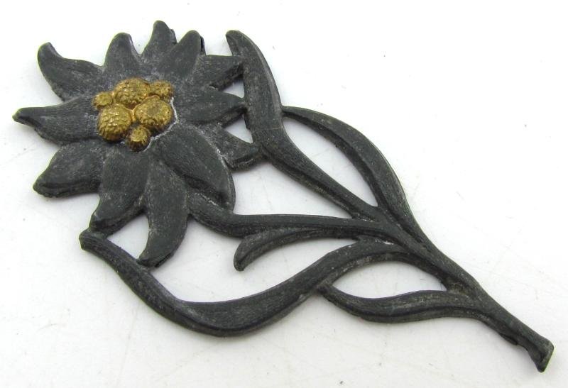 NSDAP SA or Hitlerjugend cap edelweiss by RZM M1/152 — image 2