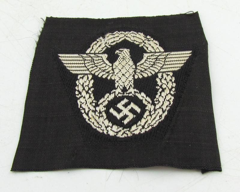SS Polizei/Police bevo cap insignia — image 2