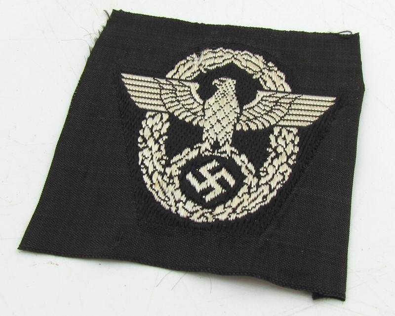 SS Polizei/Police bevo cap insignia — image 6