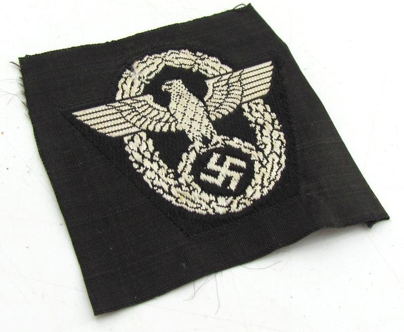 SS Polizei/Police bevo cap insignia — image 7